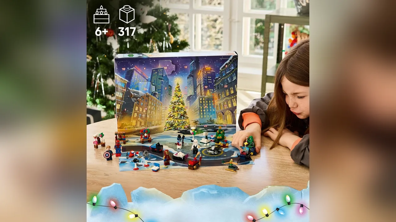 Der Kalender ist für Kinder ab 6 Jahren und hat 317 Teile.