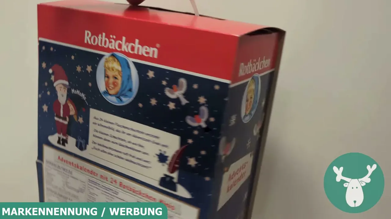 Die Kalenderbox verfügt über einen praktischen Tragegriff an der Oberseite.